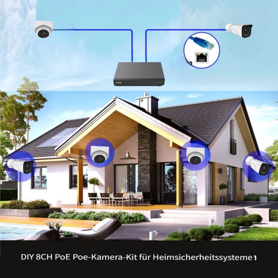 HORANG SH-5004-B4D4 PoE IP Camera Kit – Complete Set for Reliable Surveillance