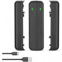 USB Dual Charger and 2 pieces spare battery compatible with ONE R 